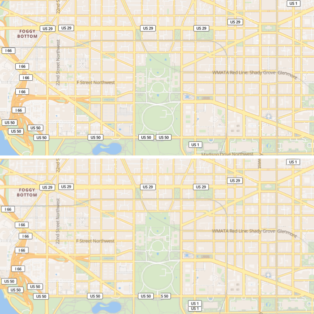 LocationIQ Vector vs Raster map tiles