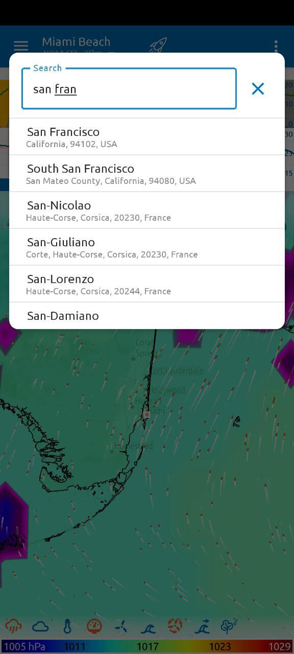 Flowx app utilizing LocationIQ's Autocomplete API